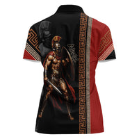 Ares Greek God Of War Women Polo Shirt Warrior Ancient Mythology