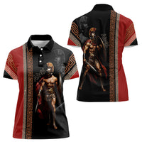 Ares Greek God Of War Women Polo Shirt Warrior Ancient Mythology