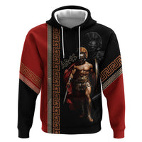 Ares Greek God Of War Zip Hoodie Warrior Ancient Mythology