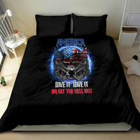 America Live It Love It Or Get The Hell Out Bedding Set - Wonder Print Shop