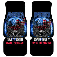 America Live It Love It Or Get The Hell Out Car Mats - Wonder Print Shop