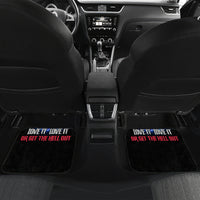 America Live It Love It Or Get The Hell Out Car Mats - Wonder Print Shop