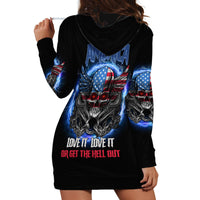 America Live It Love It Or Get The Hell Out Hoodie Dress - Wonder Print Shop