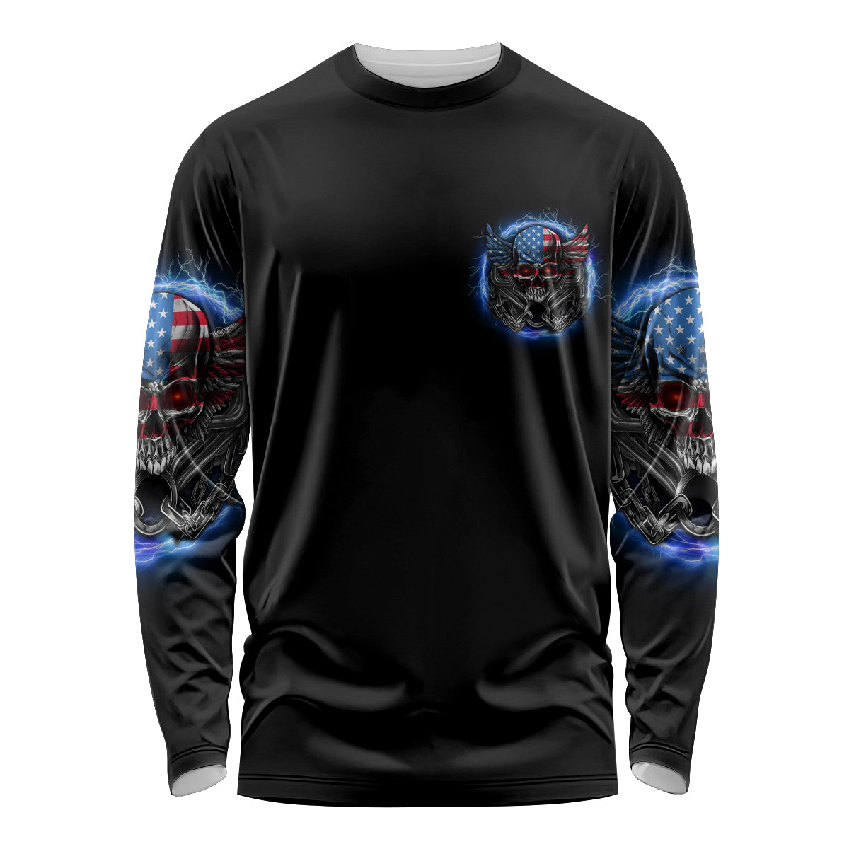 America Live It Love It Or Get The Hell Out Long Sleeve Shirt - Wonder Print Shop