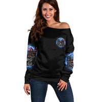 America Live It Love It Or Get The Hell Out Off Shoulder Sweater - Wonder Print Shop