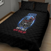 America Live It Love It Or Get The Hell Out Quilt Bed Set - Wonder Print Shop