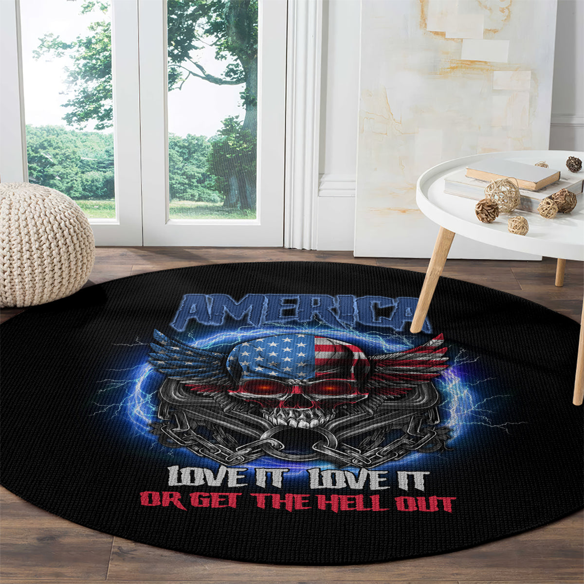 america-live-it-love-it-or-get-the-hell-out-round-carpet