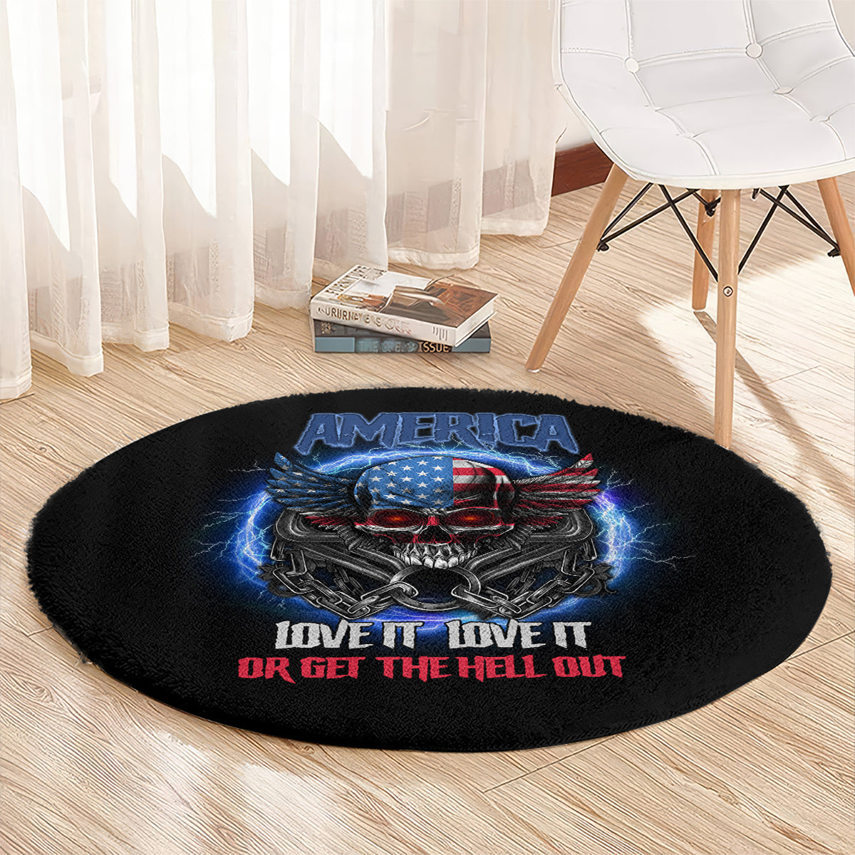 america-live-it-love-it-or-get-the-hell-out-round-carpet