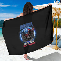 America Live It Love It Or Get The Hell Out Sarong - Wonder Print Shop