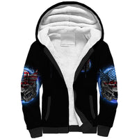 America Live It Love It Or Get The Hell Out Sherpa Hoodie - Wonder Print Shop