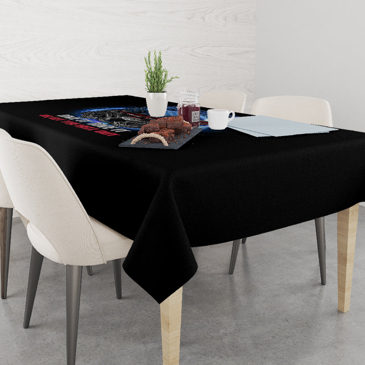 America Live It Love It Or Get The Hell Out Tablecloth - Wonder Print Shop