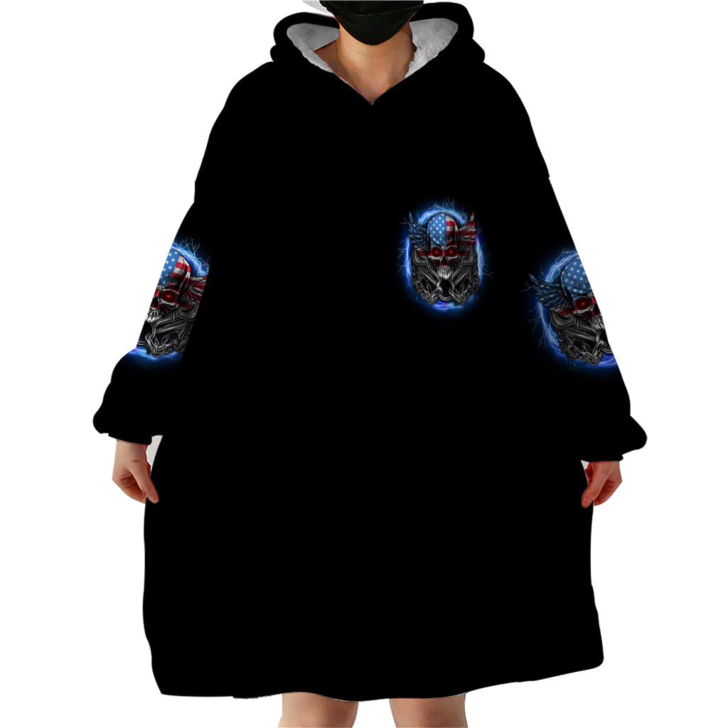 America Live It Love It Or Get The Hell Out Wearable Blanket Hoodie - Wonder Print Shop