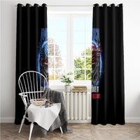 America Live It Love It Or Get The Hell Out Window Curtain - Wonder Print Shop