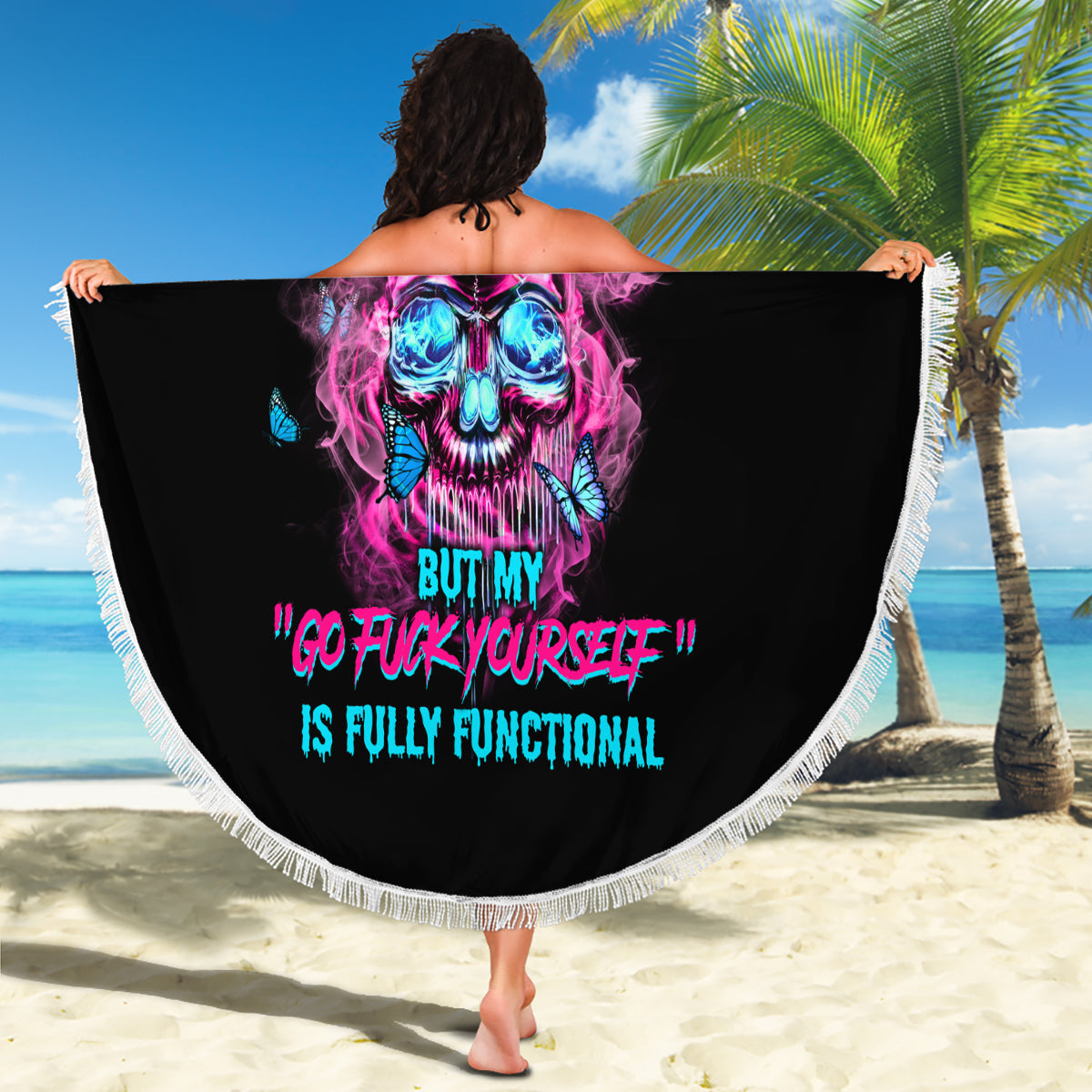 My Give A F Is Broken Beach Blanket - Wonder Print Shop