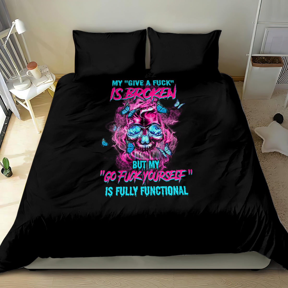 My Give A F Is Broken Bedding Set - Wonder Print Shop