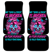 My Give A F Is Broken Car Mats - Wonder Print Shop