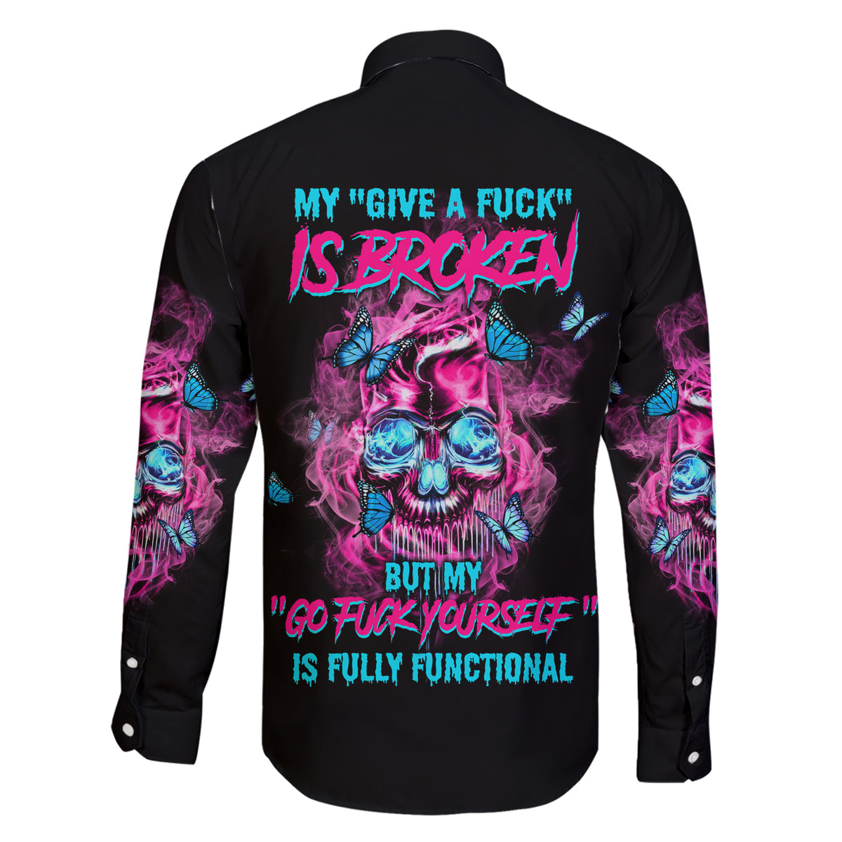 My Give A F Is Broken Family Matching Short Sleeve Bodycon Dress and Hawaiian Shirt - Wonder Print Shop