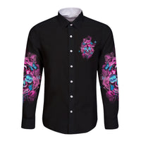 My Give A F Is Broken Long Sleeve Button Shirt - Wonder Print Shop