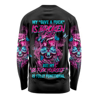 My Give A F Is Broken Long Sleeve Shirt - Wonder Print Shop