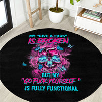 my-give-a-f-is-broken-round-carpet