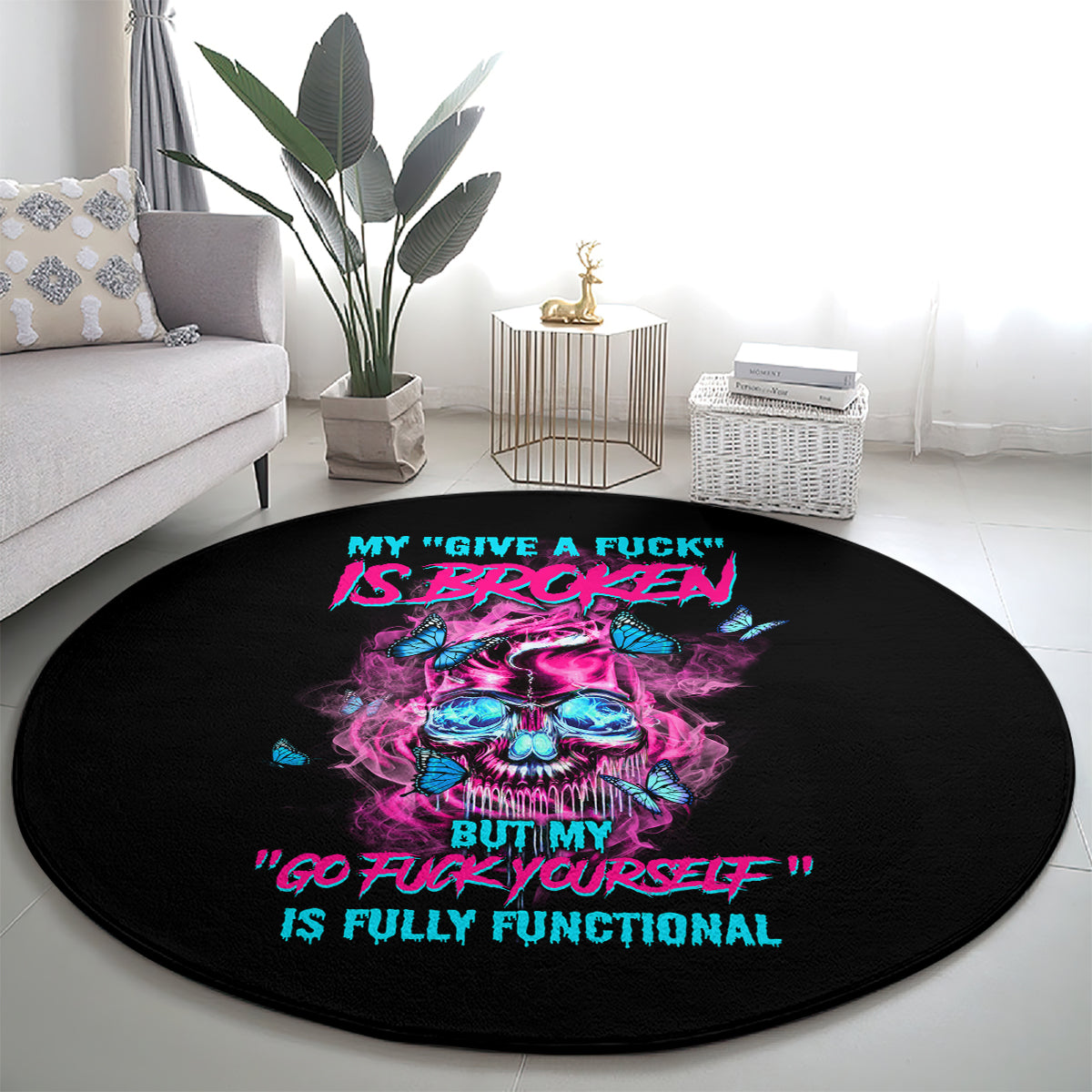 my-give-a-f-is-broken-round-carpet