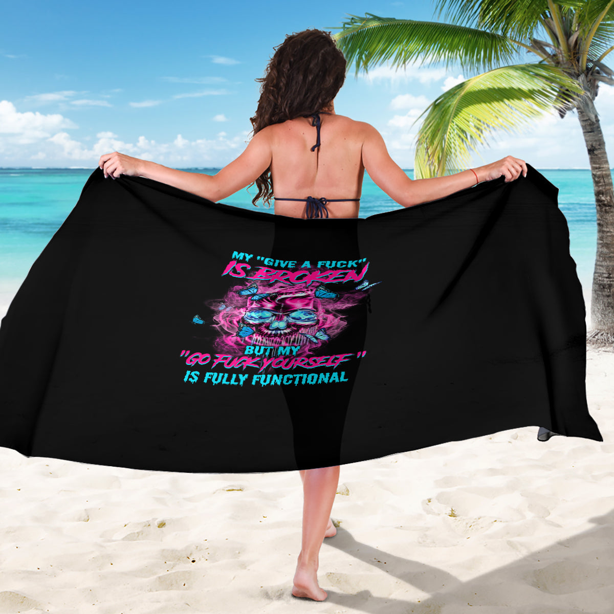 My Give A F Is Broken Sarong - Wonder Print Shop