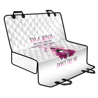 I'm A B Don't Try Me Rose Messy Bun Back Car Seat Cover - Wonder Print Shop