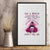 I'm A B Don't Try Me Rose Messy Bun Canvas Wall Art - Wonder Print Shop