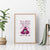 I'm A B Don't Try Me Rose Messy Bun Canvas Wall Art - Wonder Print Shop