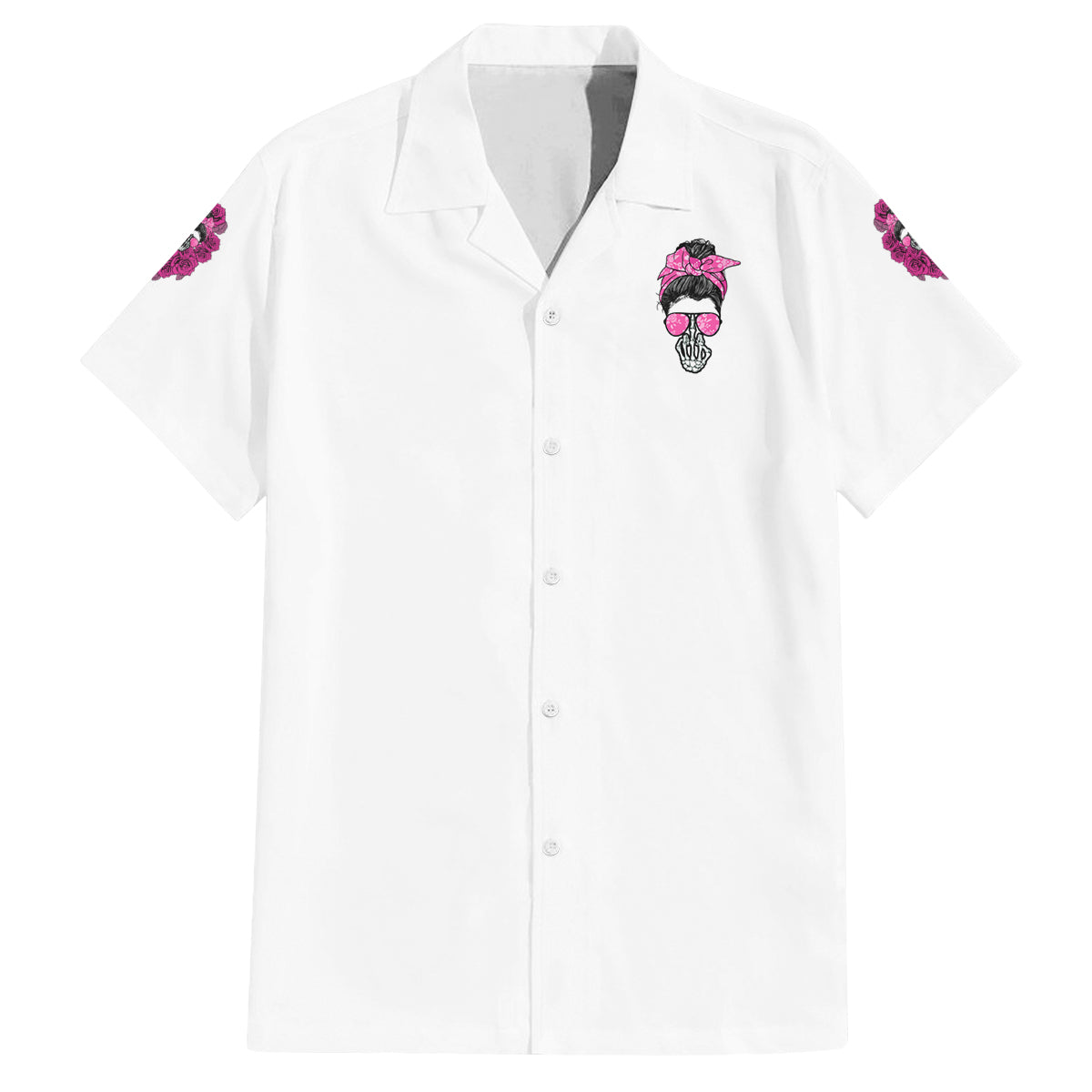 I'm A B Don't Try Me Rose Messy Bun Family Matching Tank Maxi Dress and Hawaiian Shirt - Wonder Print Shop