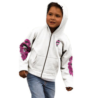 I'm A B Don't Try Me Rose Messy Bun Kid Hoodie - Wonder Print Shop