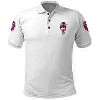 I'm A B Don't Try Me Rose Messy Bun Polo Shirt - Wonder Print Shop