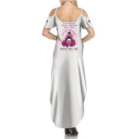 I'm A B Don't Try Me Rose Messy Bun Summer Maxi Dress - Wonder Print Shop
