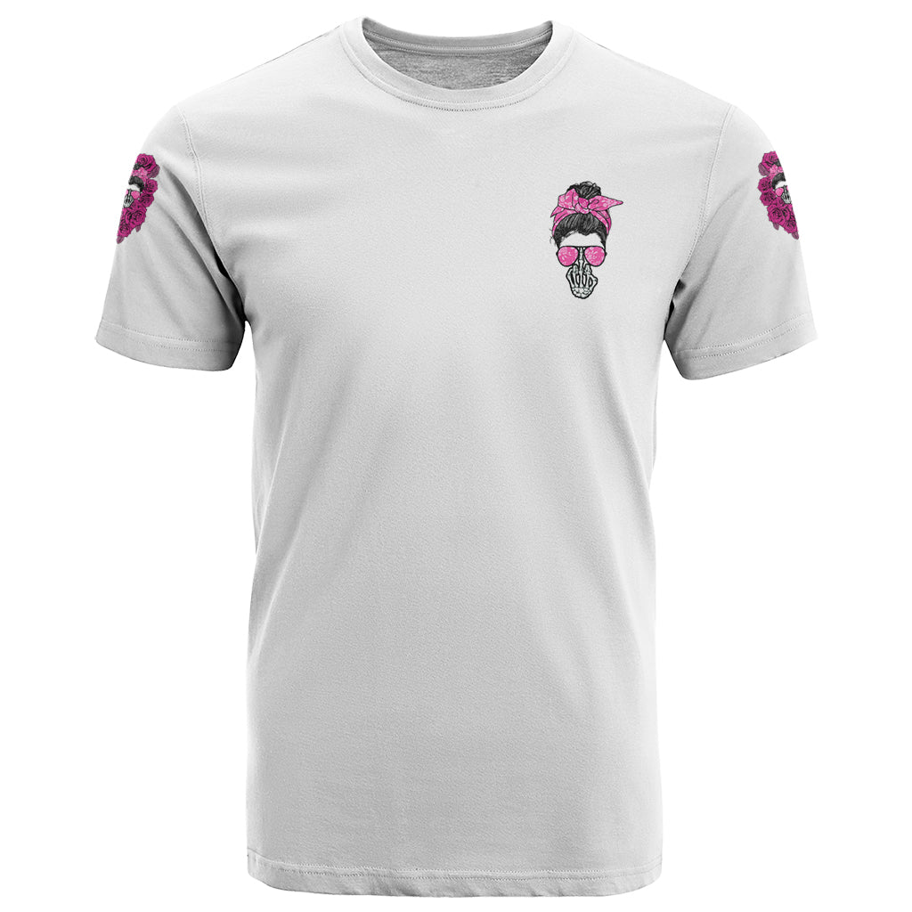 I'm A B Don't Try Me Rose Messy Bun T Shirt - Wonder Print Shop