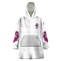 I'm A B Don't Try Me Rose Messy Bun Wearable Blanket Hoodie - Wonder Print Shop