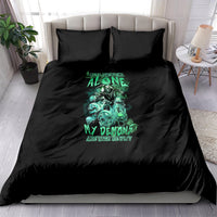 I'm Never Alone Skull Reaper Bedding Set - Wonder Print Shop