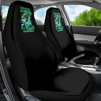 I'm Never Alone Skull Reaper Car Seat Cover - Wonder Print Shop