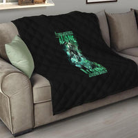 I'm Never Alone Skull Reaper Quilt - Wonder Print Shop