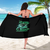 I'm Never Alone Skull Reaper Sarong - Wonder Print Shop