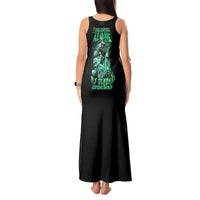 I'm Never Alone Skull Reaper Tank Maxi Dress - Wonder Print Shop