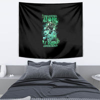 I'm Never Alone Skull Reaper Tapestry - Wonder Print Shop