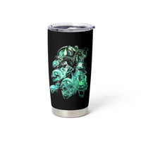 I'm Never Alone Skull Reaper Tumbler Cup - Wonder Print Shop