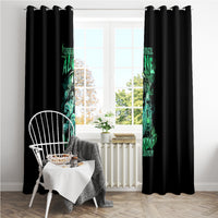 I'm Never Alone Skull Reaper Window Curtain - Wonder Print Shop