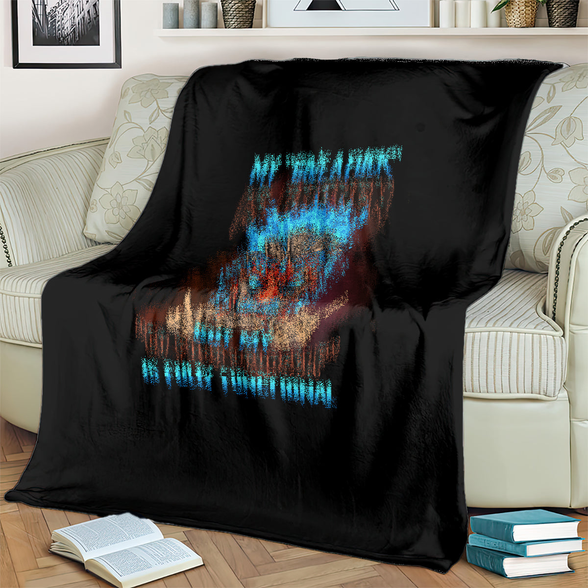 my-give-a-f-tiki-skull-blanket