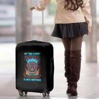 My Give A F Tiki Skull Luggage Cover - Wonder Print Shop