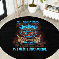 my-give-a-f-tiki-skull-round-carpet