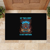My Give A F Tiki Skull Rubber Doormat - Wonder Print Shop