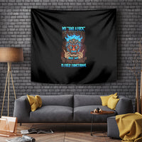 My Give A F Tiki Skull Tapestry - Wonder Print Shop