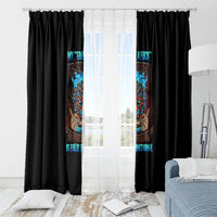 My Give A F Tiki Skull Window Curtain - Wonder Print Shop