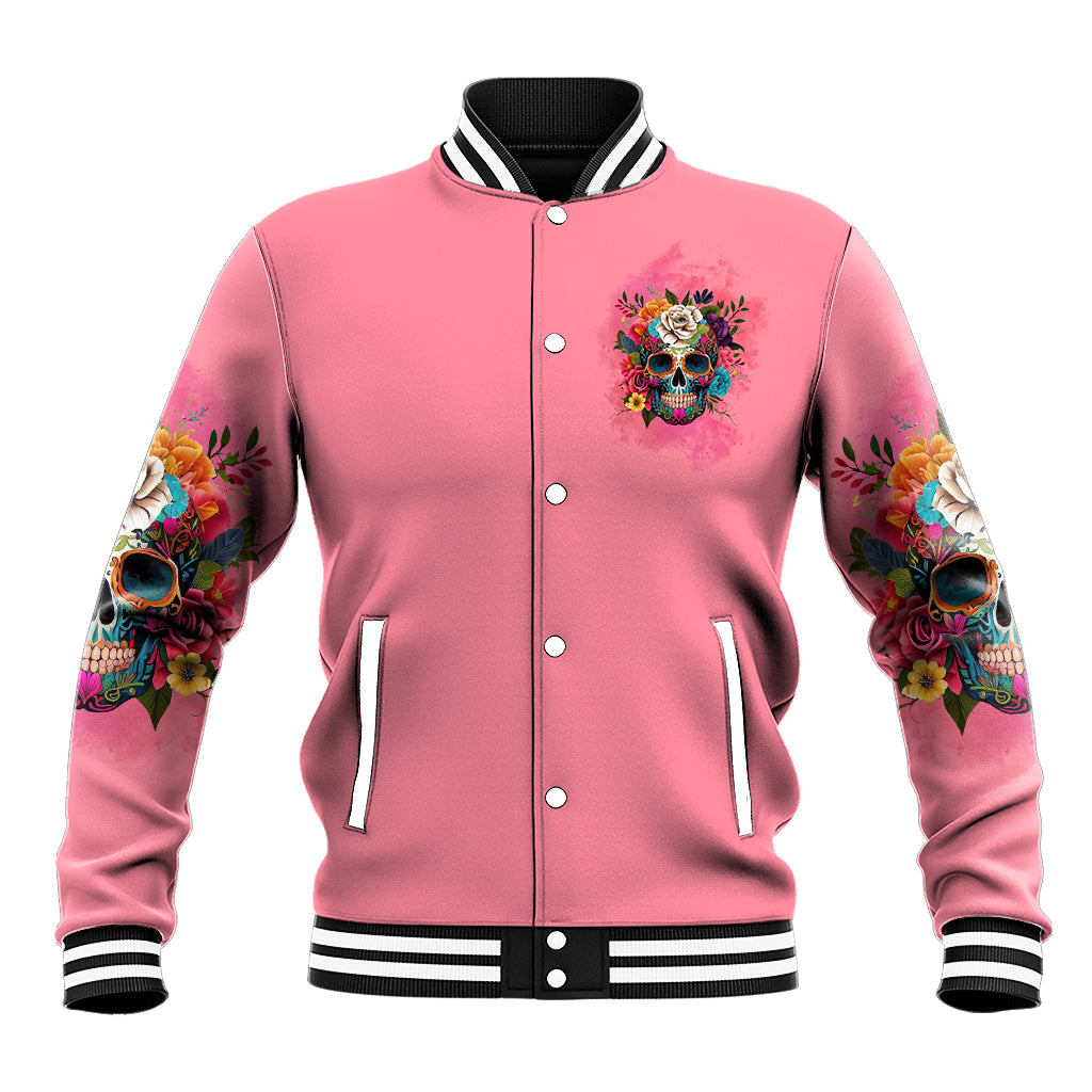 I'm Blunt Because God Rolled Me Baseball Jacket - Wonder Print Shop